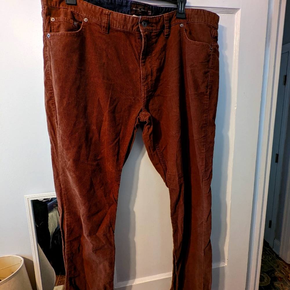 3 pairs of 42x32 Black Brown 1826 brand corduroy pants (blue, black, and brown)